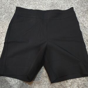 Chico's Elegant Black 7" Stretch Shorts
